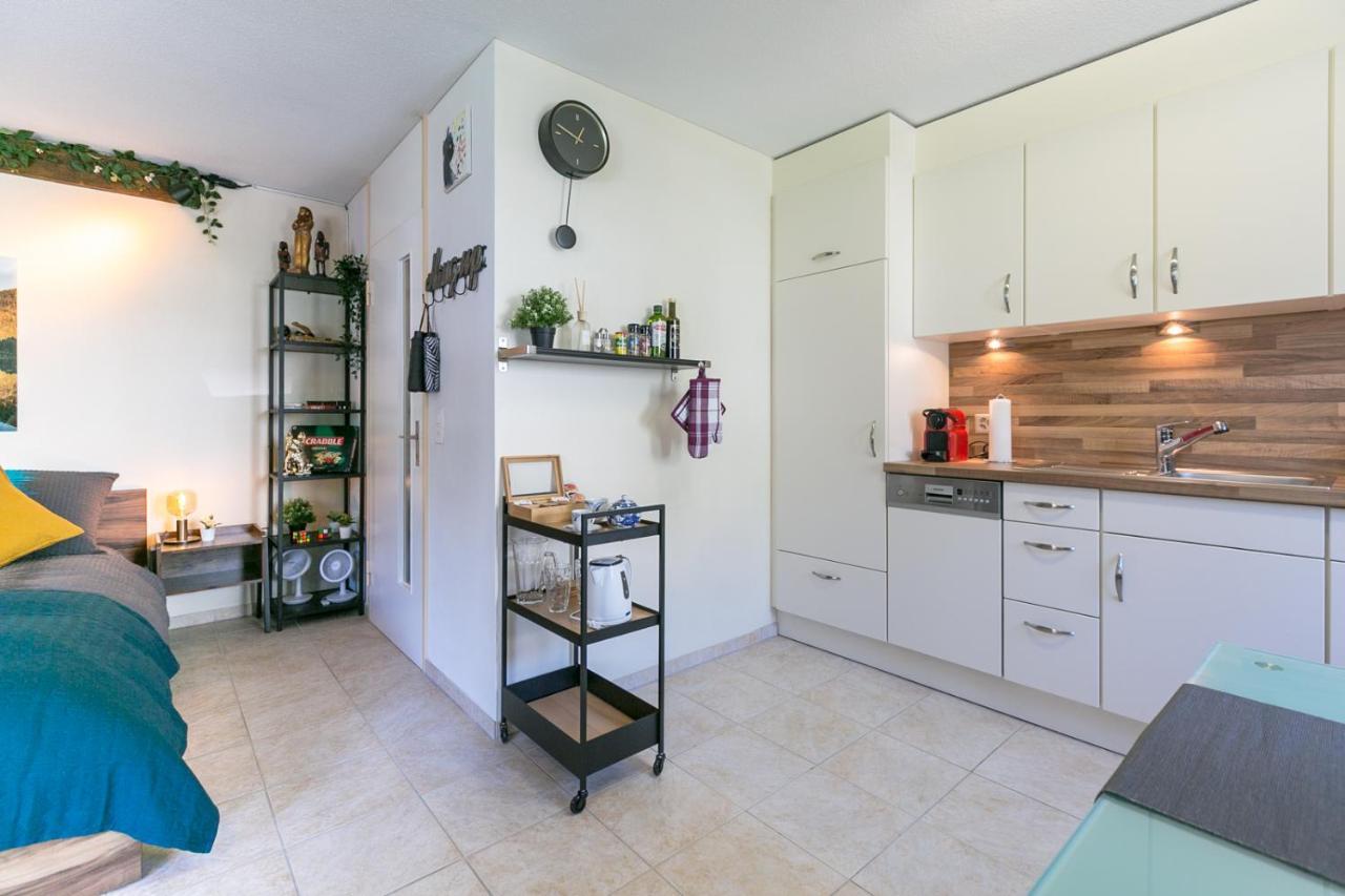 Spirit Apartments - Studio 1 - Kueche - Parkplatz Engelberg Eksteriør bilde
